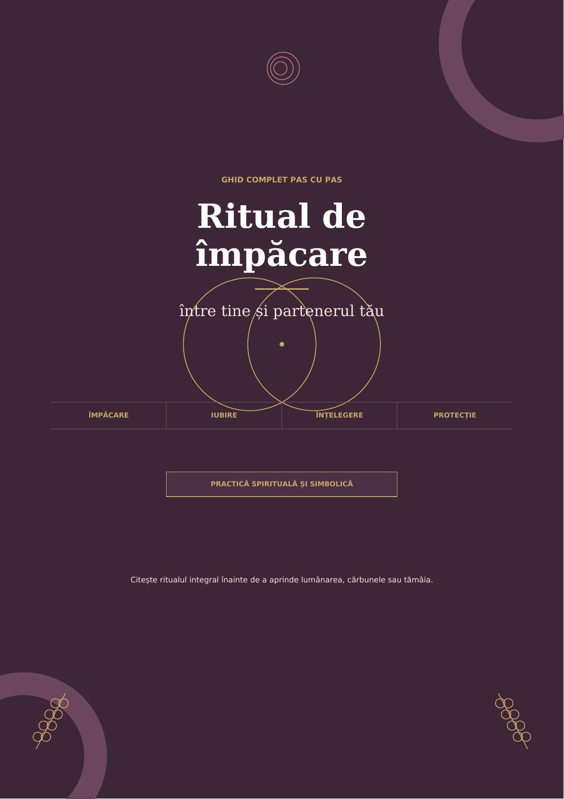 Coperta Ritual de împăcare